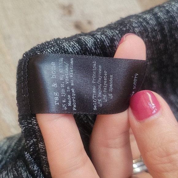 Rag & Bone Jeans Black and Gray Marles Twist Back Tank Size Small - Picture 4 of 6